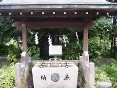 立川熊野神社の手水