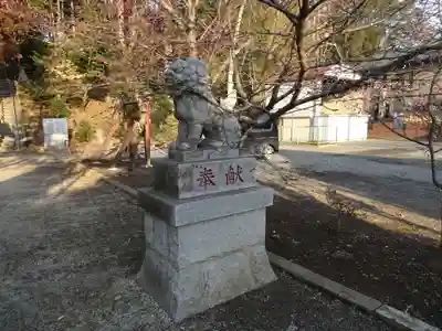 水戸愛宕神社の狛犬