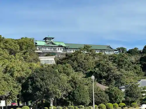 八百富神社の景色