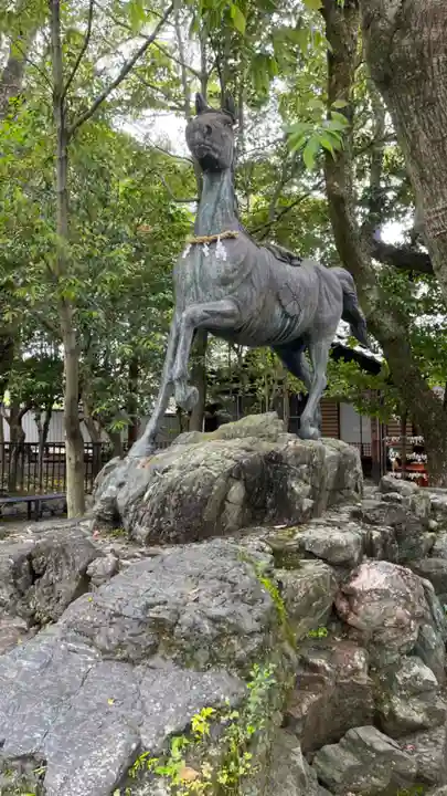 若宮神明社の狛犬