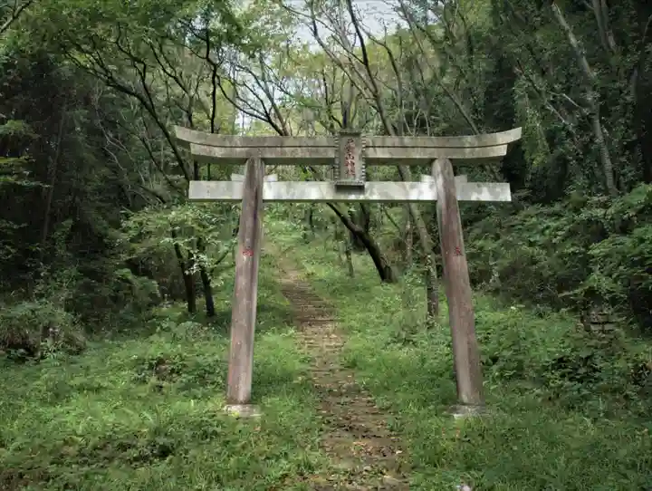 戸室山神社の鳥居
