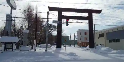 旭川神社の鳥居