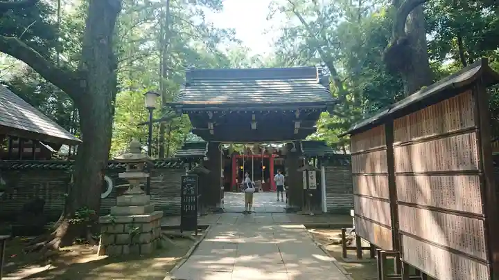 赤坂氷川神社の山門・神門