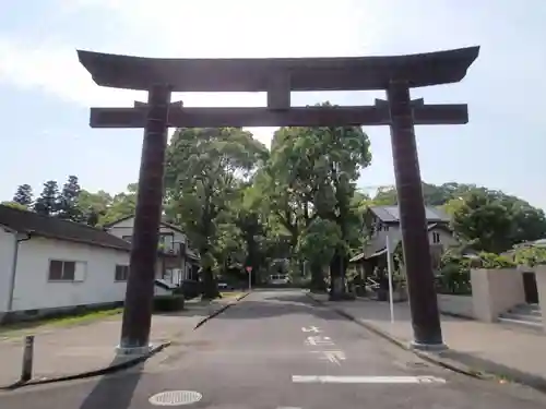 都萬神社の鳥居