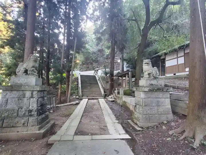 會津比賣神社の狛犬