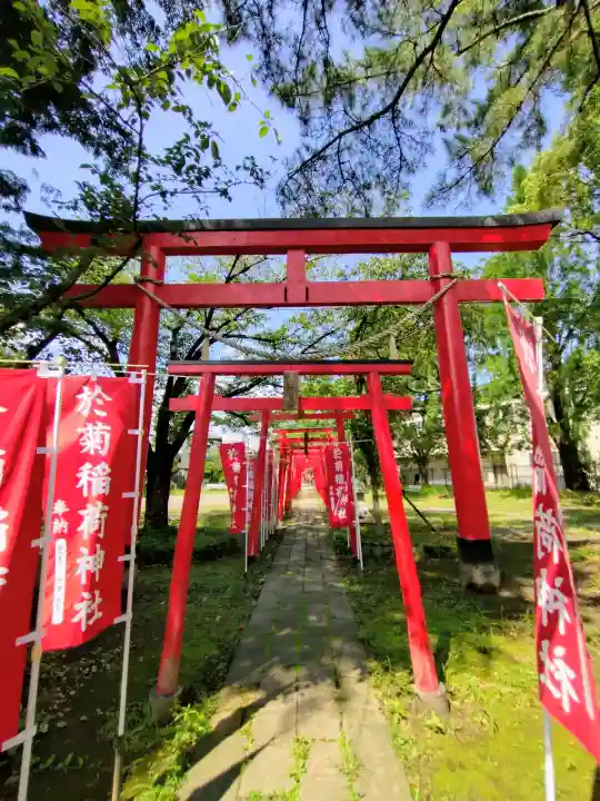 於菊稲荷神社(群馬県)