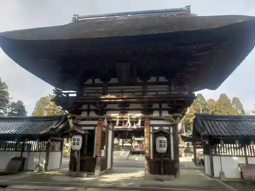 沙沙貴神社の山門