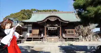 葛飾八幡宮の本殿・本堂