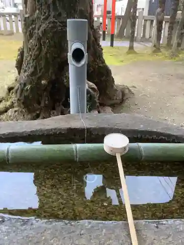 縣神社の手水