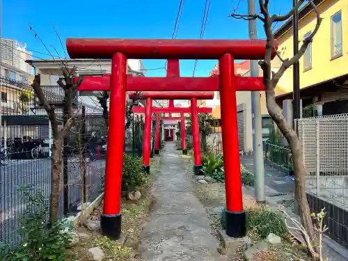 福田稲荷神社の鳥居