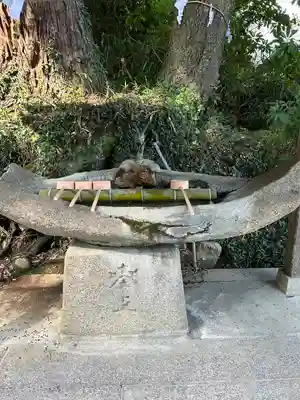 小川諏訪神社の手水舎