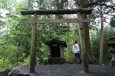 北口本宮冨士浅間神社の鳥居
