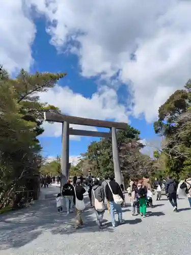 伊勢神宮内宮（皇大神宮）の鳥居