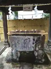 溝口神社の手水