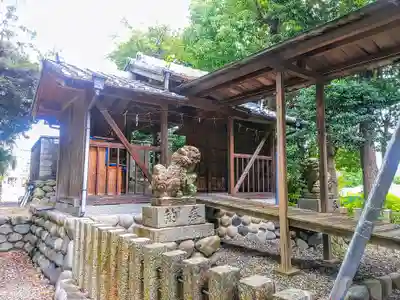 中杜神社（中杜天神社）の本殿・本堂