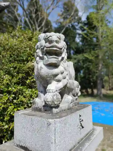 網戸神社の狛犬