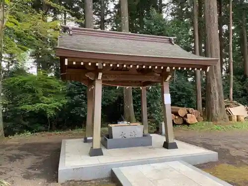 浅間神社の手水