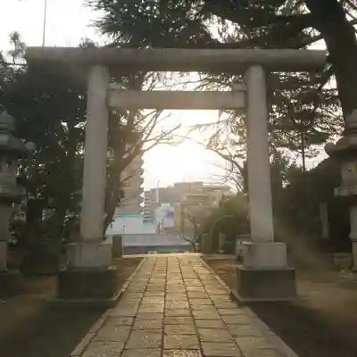 品川神社の鳥居