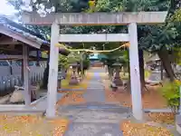 神明社(新神戸)の鳥居