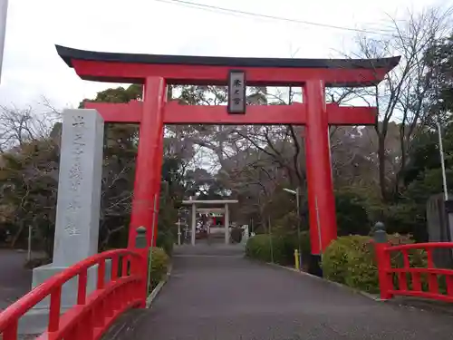 米之宮浅間神社の鳥居