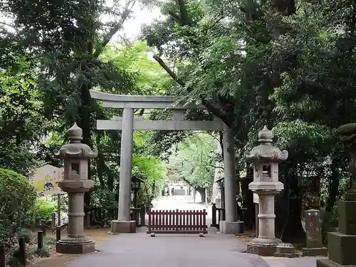 岩槻久伊豆神社の鳥居