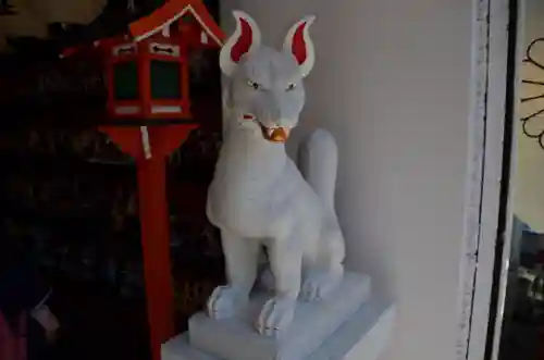 秋葉原神社（2017年閉鎖）の狛犬