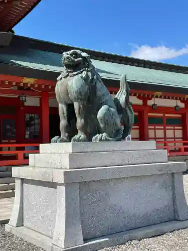 五社神社　諏訪神社の狛犬