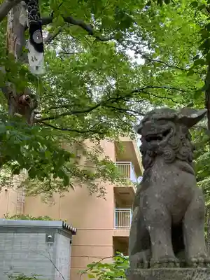 定山渓神社の狛犬