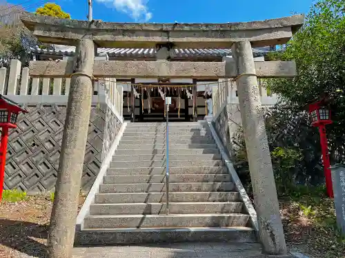 男山八幡宮の鳥居