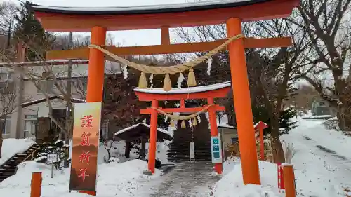 虻田神社の鳥居