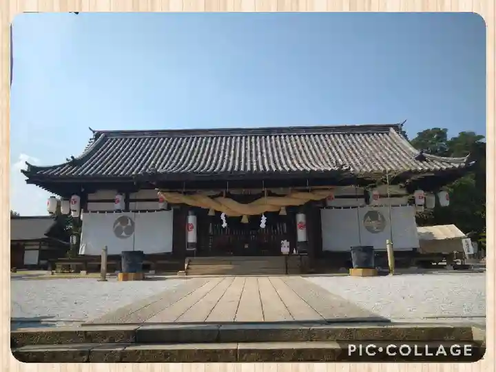 阿智神社の本殿・本堂