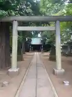 上連雀神明社の鳥居