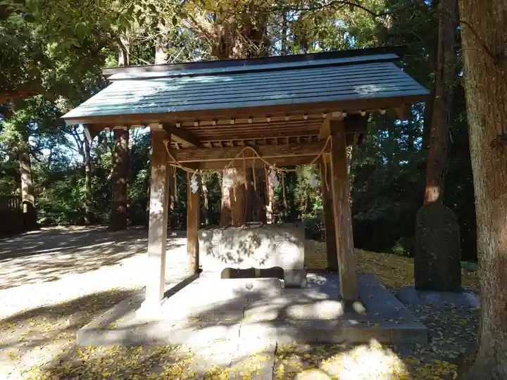 莫越山神社の手水舎