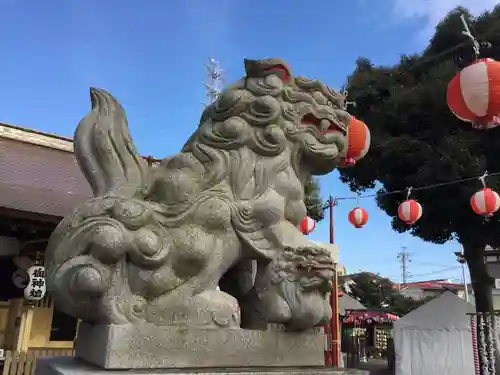 相模原氷川神社の狛犬