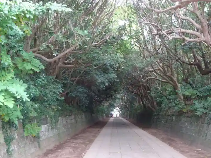 酒列磯前神社の自然