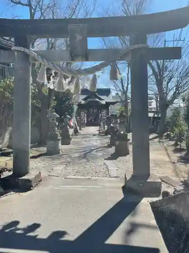 取手八坂神社の鳥居