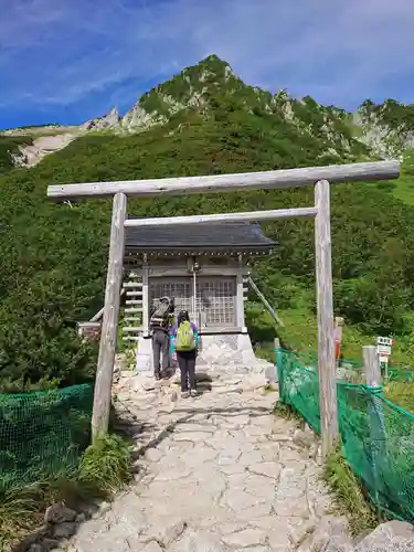 信州駒ヶ岳神社の鳥居