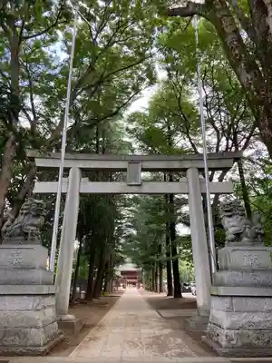 諏訪神社の鳥居