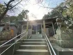 自凝神社の本殿