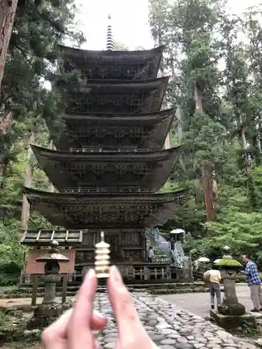 出羽神社(出羽三山神社)～三神合祭殿～の塔