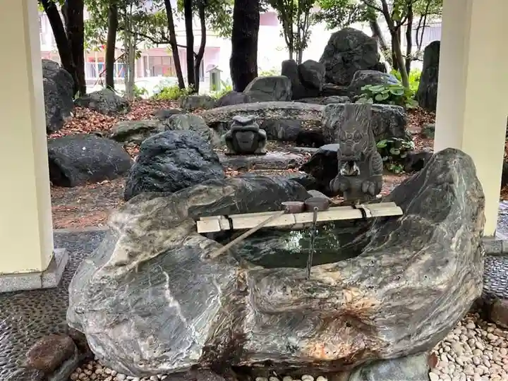 島田神社の手水舎