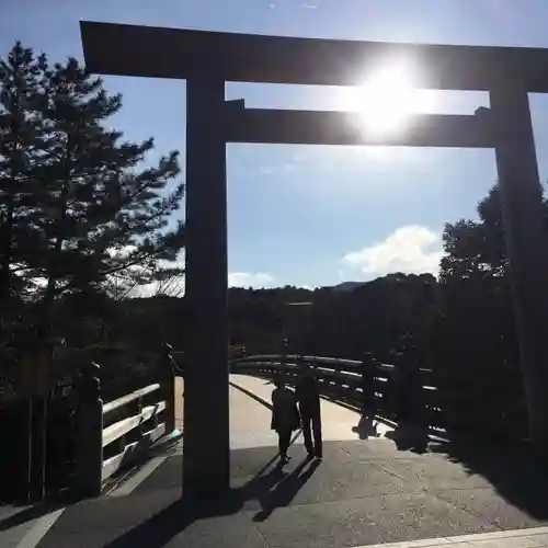 伊勢神宮内宮（皇大神宮）の鳥居