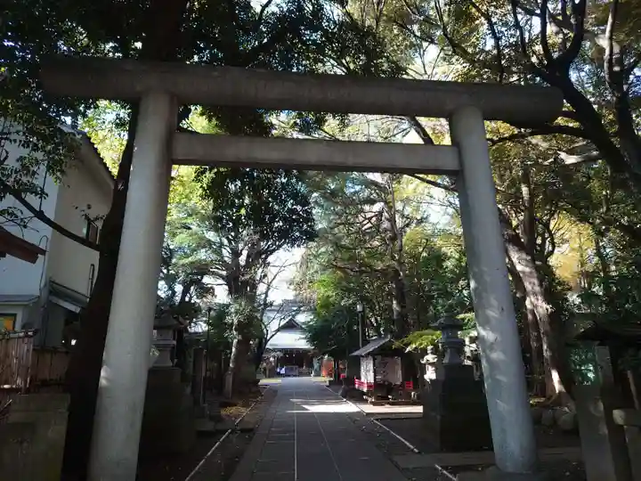 ときわ台天祖神社の鳥居