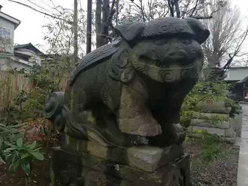 菊田神社の狛犬