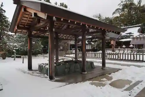 丹後一ノ宮 元伊勢 籠神社の手水舎