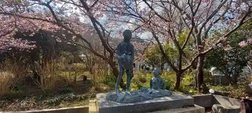 かっぱの寺 栖足寺の狛犬