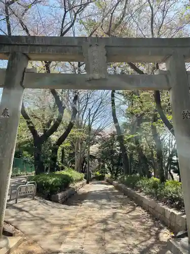 前原御嶽神社の鳥居