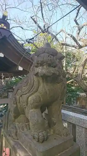 牛天神北野神社の狛犬