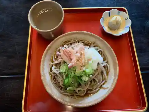 新羅神社の食事