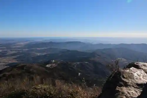 筑波山神社 女体山御本殿の景色